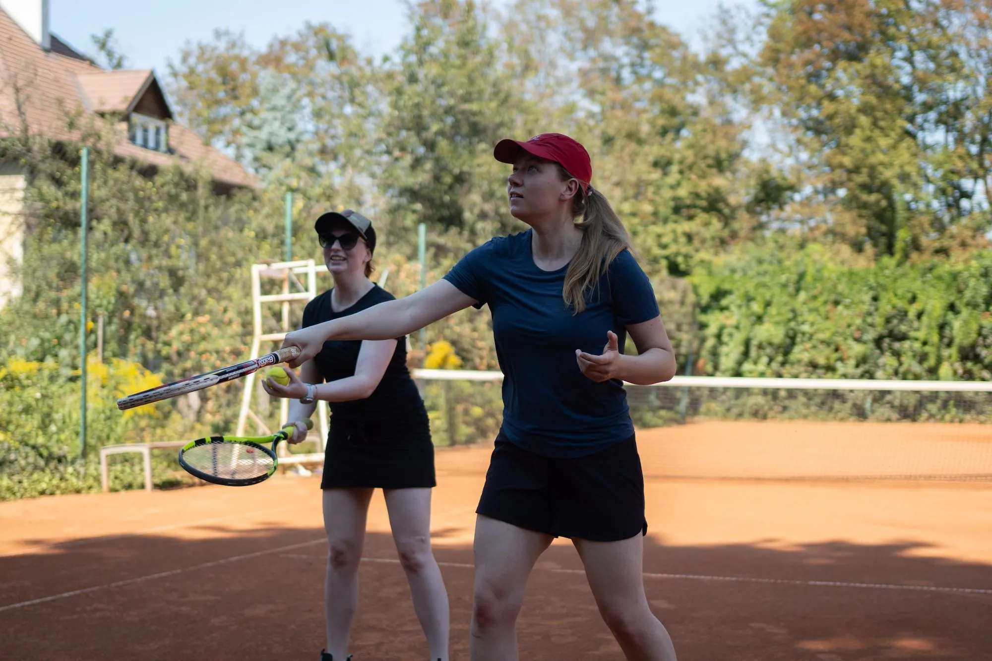 Sportovní nasazení na kurtu