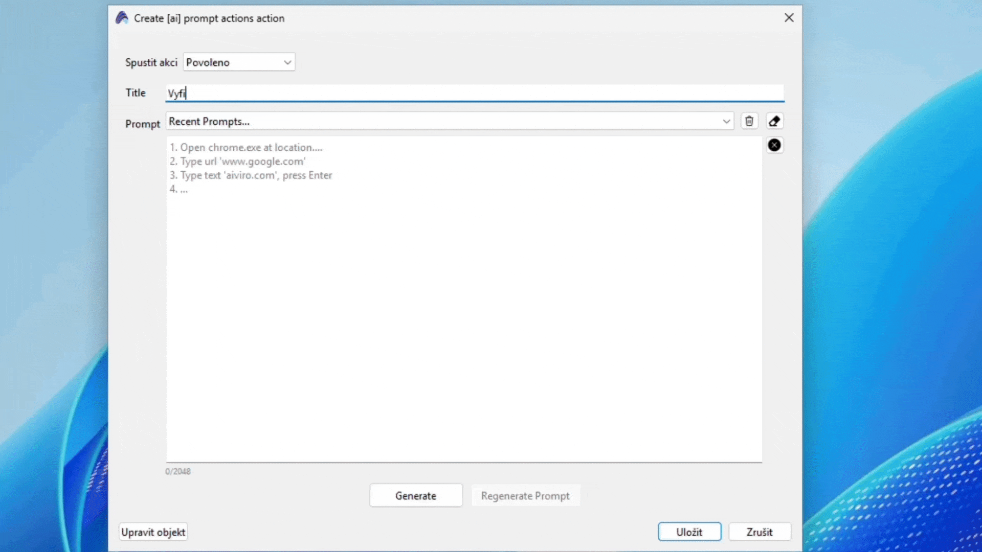 Echte Demonstration der Aiviro App